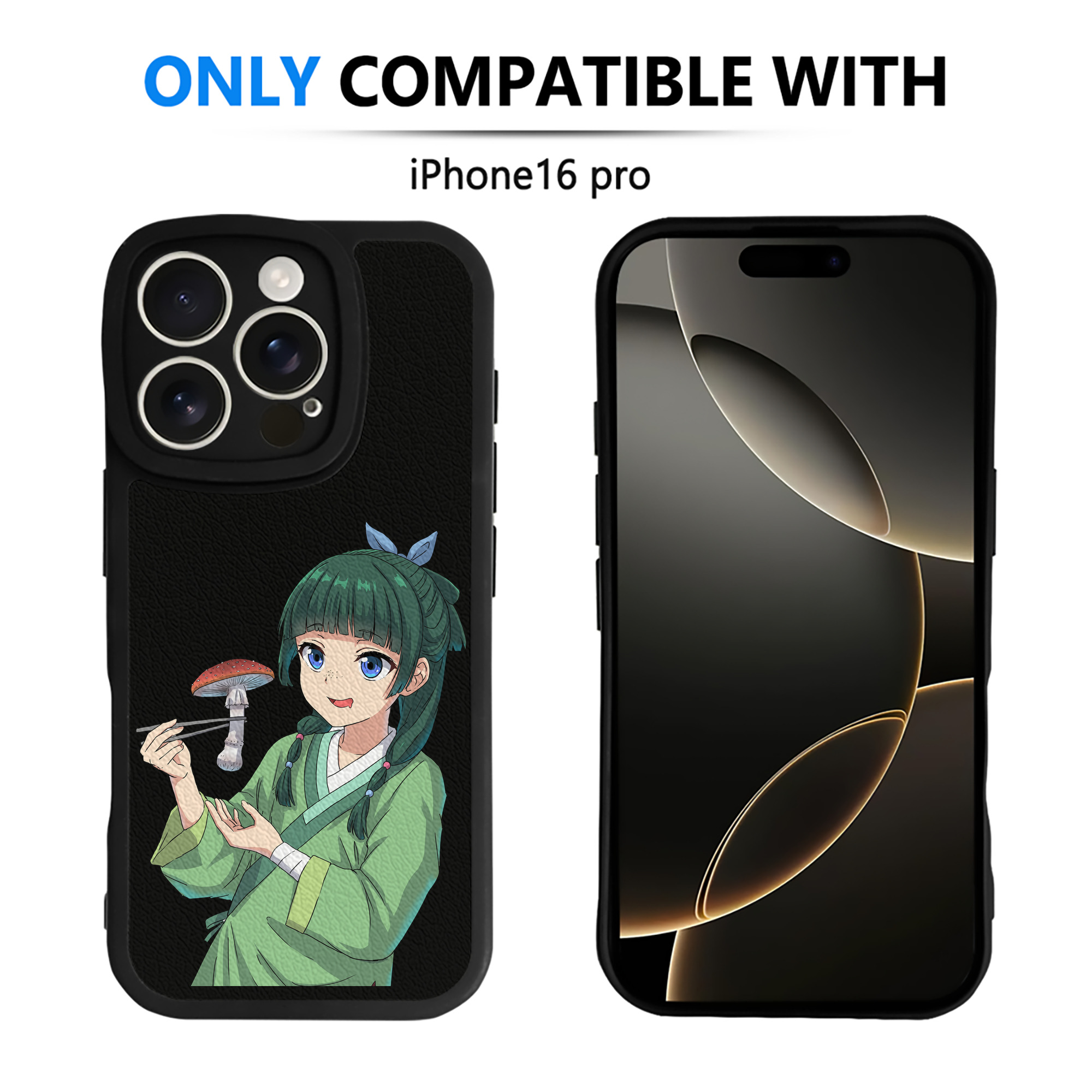薬屋のひとりごと The Apothecary Diaries 【iPhone 16シリーズ対応】シリコンスマホケース（レザー調） 材質：シリコン